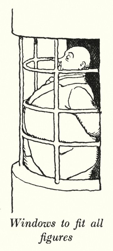 Fenêtres pour toutes les silhouettes - William Heath Robinson