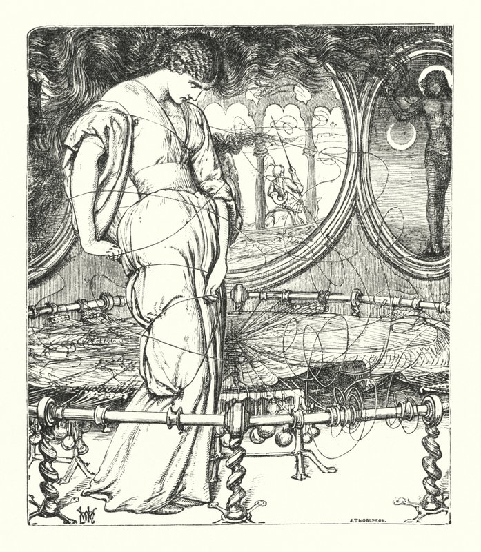 La Dame de Shalott - William Henry (after) Hunt