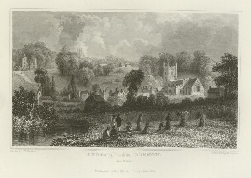 Church End, Dunmow, Essex - William Henry Bartlett