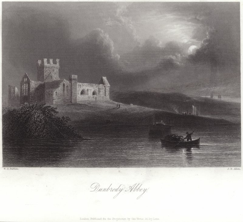 Abbaye de Dunbrody dans le comté de Wexford - William Henry Bartlett