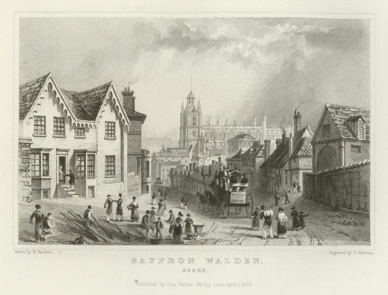 Saffron Walden, Essex - William Henry Bartlett