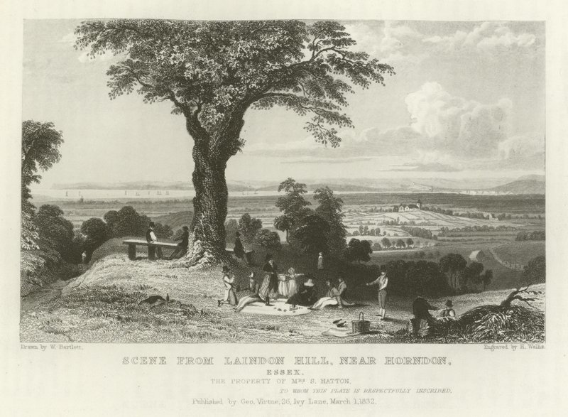 Scène de Laindon Hill, près de Horndon, Essex - William Henry Bartlett
