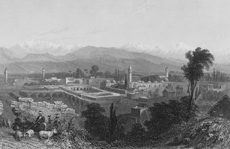 Tarse, une ville en Cilicie - William Henry Bartlett
