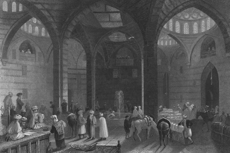 Le Grand Khan à Damas - William Henry Bartlett