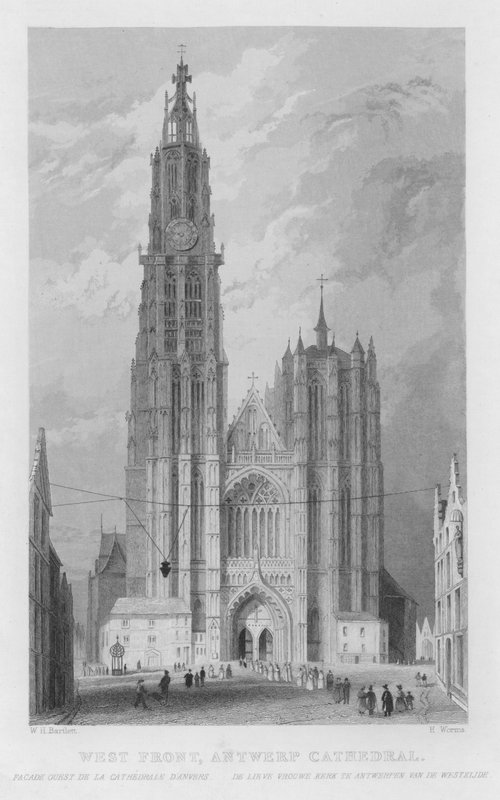 Façade ouest de la cathédrale d