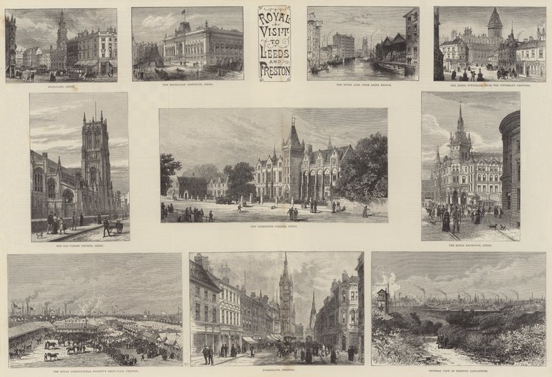 Visite Royale à Leeds et Preston - William Henry James Boot
