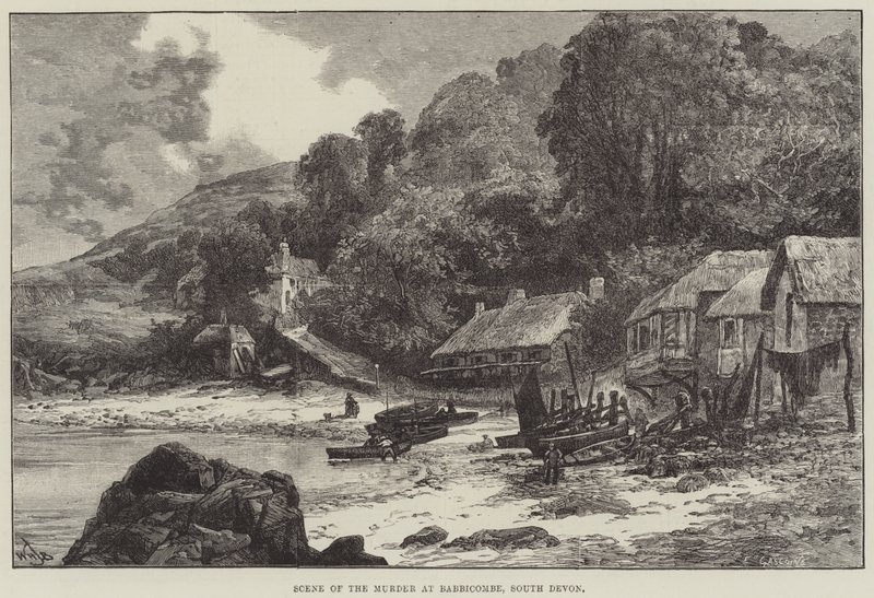 Scène du meurtre à Babbicombe, South Devon - William Henry James Boot