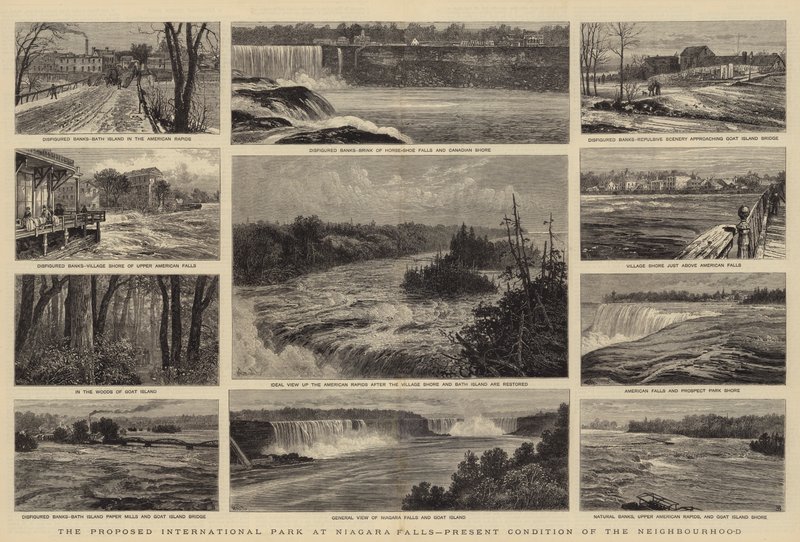 Le Parc International Proposé aux Chutes du Niagara, État Actuel du Quartier - William Henry James Boot