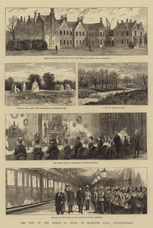 La visite du prince de Galles à Bradgate Park, Leicestershire - William Henry James Boot