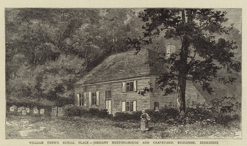 Lieu de sépulture de William Penn, maison de réunion et cimetière de Jordans, Ruscombe, Berkshire - William Henry James Boot