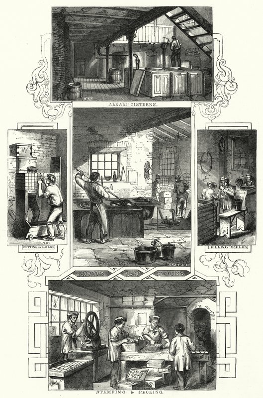 Fabrication de savon - William Henry Pike
