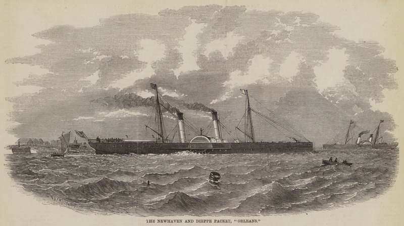 Le paquebot Newhaven et Dieppe, Orléans - William Henry Prior