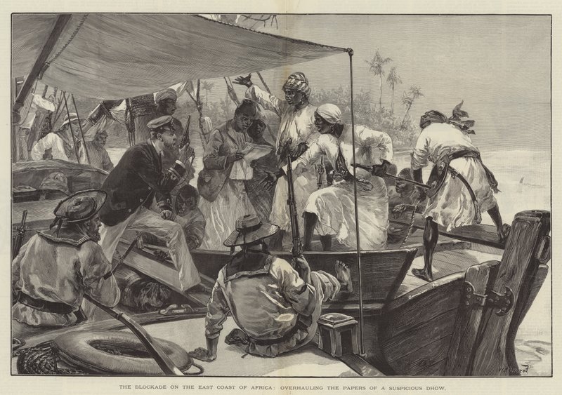 Le blocus sur la côte est de l