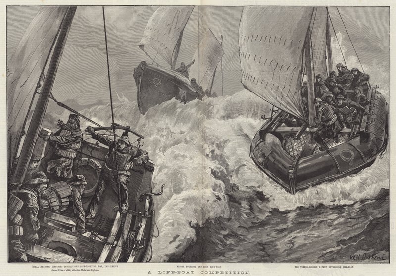 Une Compétition de Bateaux de Sauvetage - William Heysham Overend