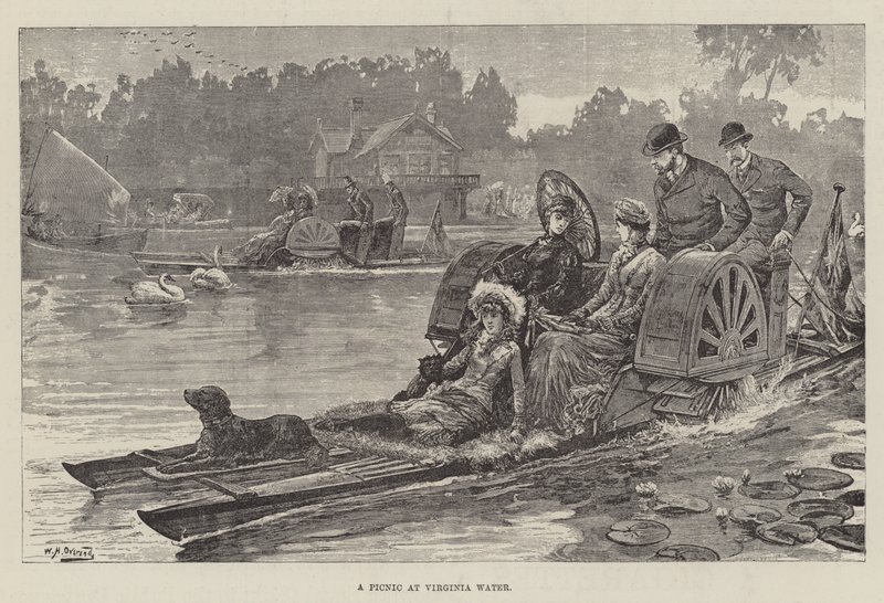 Un pique-nique à Virginia Water - William Heysham Overend