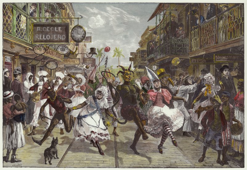 Carnaval à Port of Spain, Trinidad - William Heysham Overend