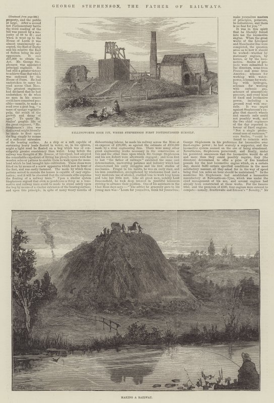 George Stephenson, le père des chemins de fer - William Heysham Overend