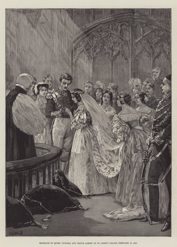 Mariage de la Reine Victoria et du Prince Albert au Palais de St James, 10 février 1840 - William Heysham Overend