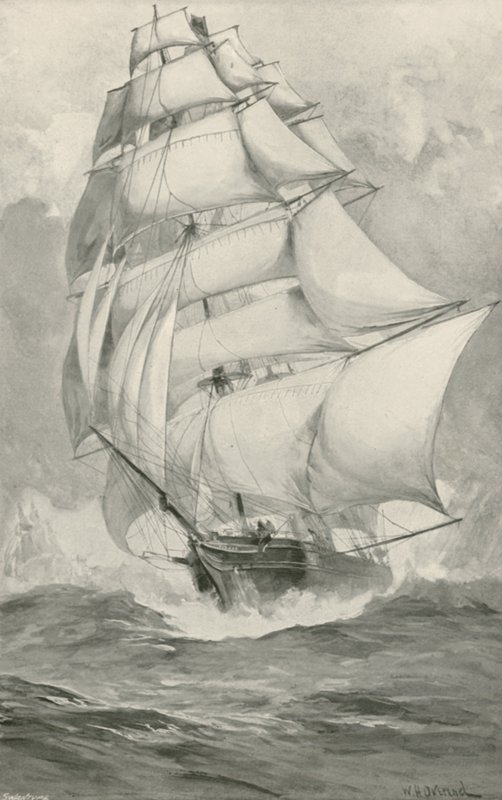 Courses de tea-clippers de Chine vers la Tamise - William Heysham Overend