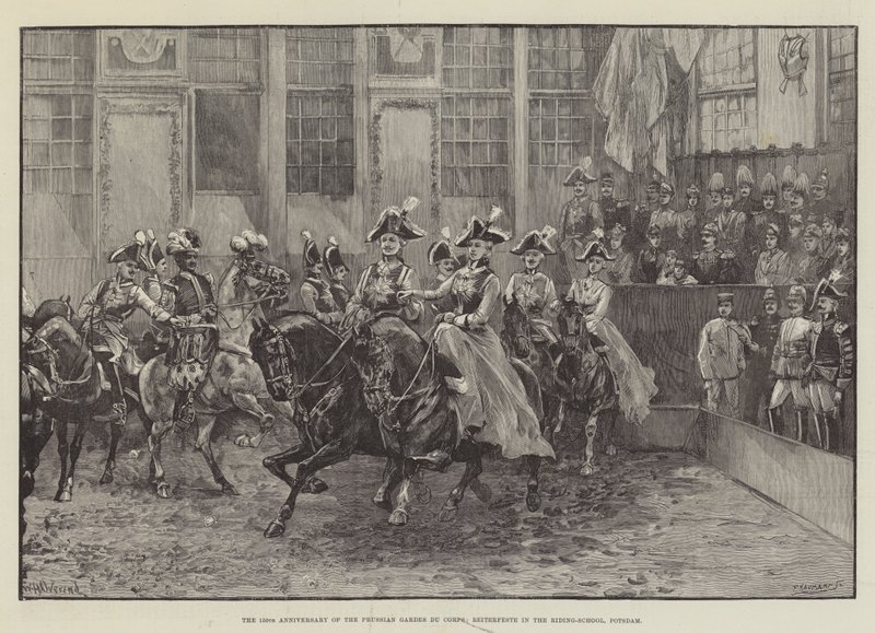 150e anniversaire des Gardes du Corps prussiens, Reiterfeste dans l