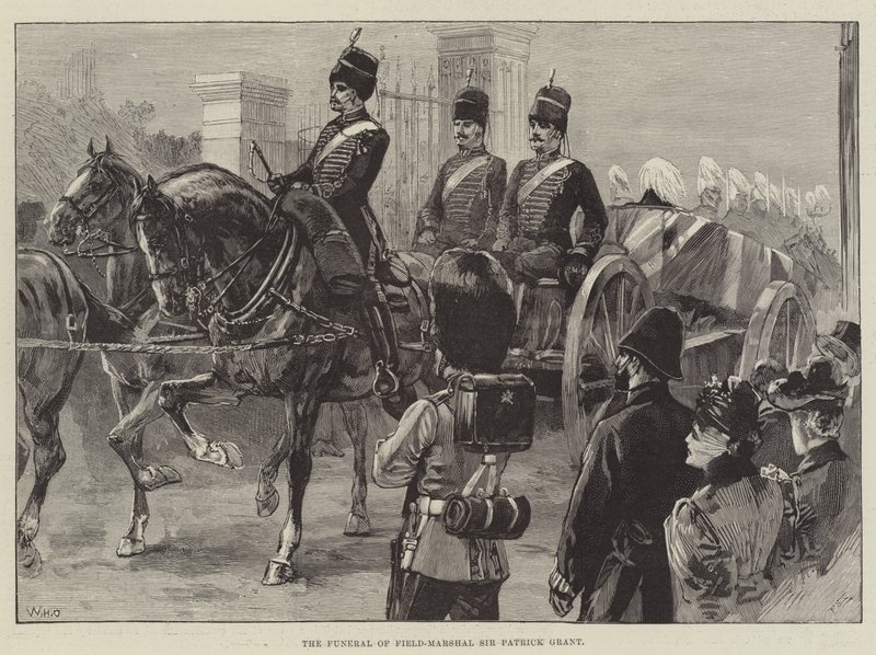 Les funérailles du Field-Marshal Sir Patrick Grant - William Heysham Overend