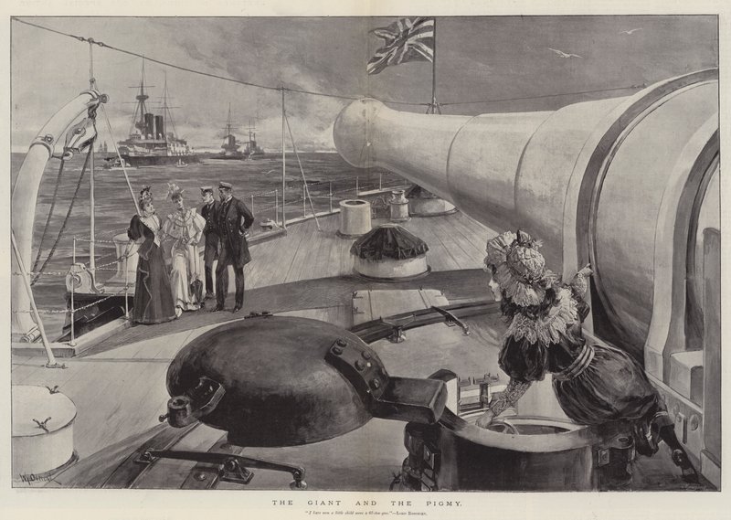 Le géant et le pygmée - William Heysham Overend