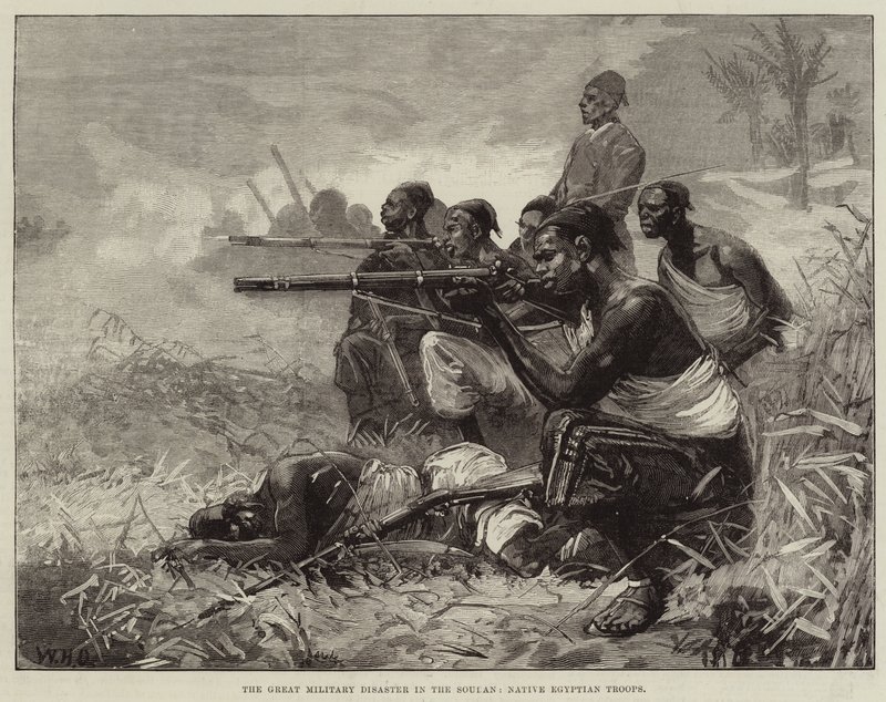 La Grande Catastrophe Militaire au Soudan, Troupes égyptiennes indigènes - William Heysham Overend