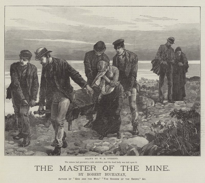 Le maître de la mine, par Robert Buchanan - William Heysham Overend
