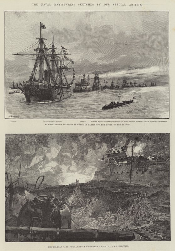 Les Manœuvres Navales - William Heysham Overend