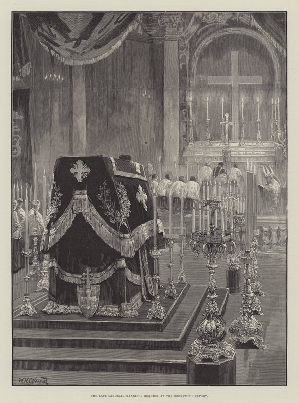 Le défunt Cardinal Manning, Requiem à l