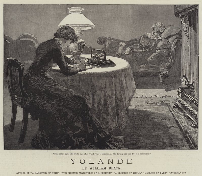 Yolande, par William Black - William Heysham Overend