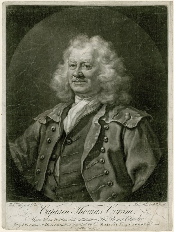Capitaine Thomas Coram - William Hogarth