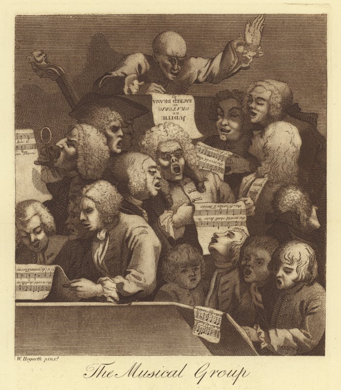 Le Groupe musical - William Hogarth