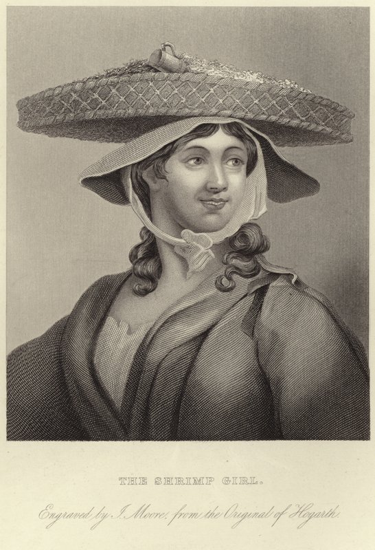 La fille aux crevettes - William Hogarth