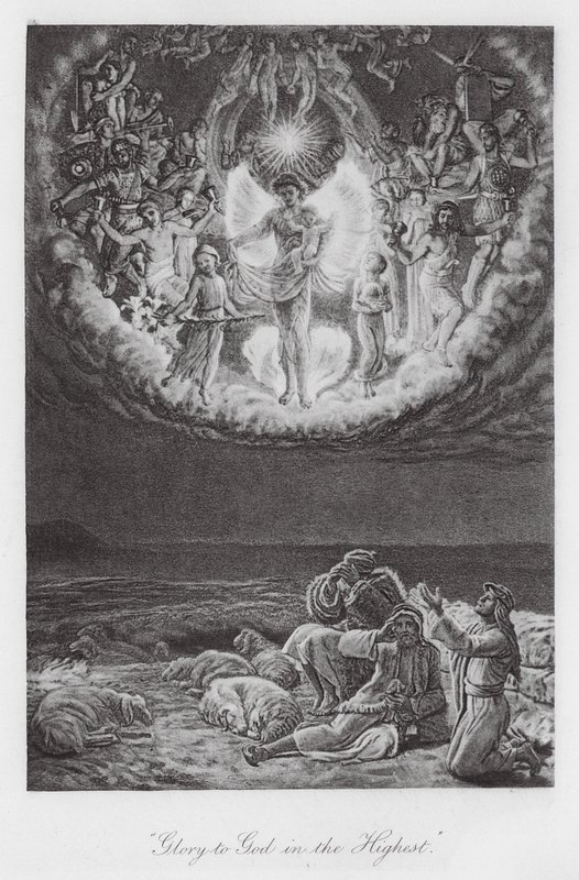 "Gloire à Dieu au plus haut des cieux" - William Holman (after) Hunt