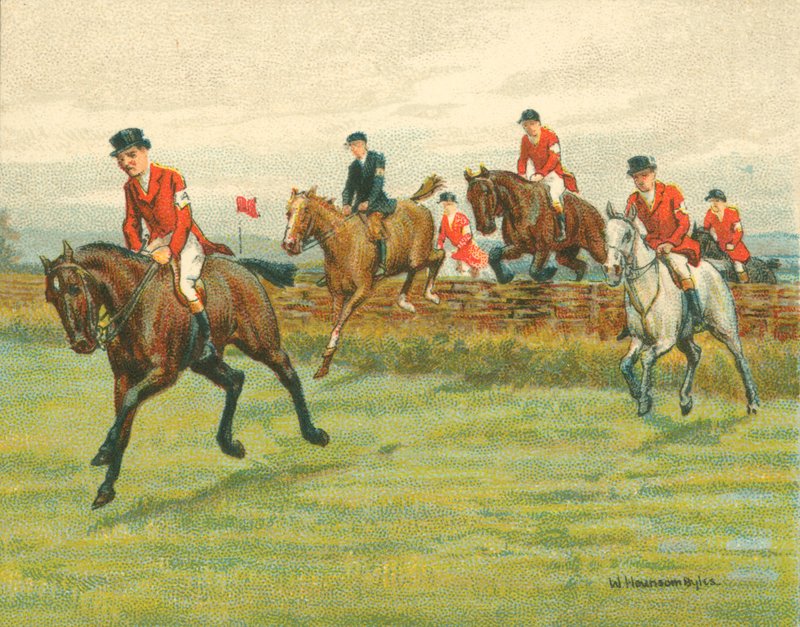 Courses historiques et modernes, courses point-à-point - William Hounsom Byles