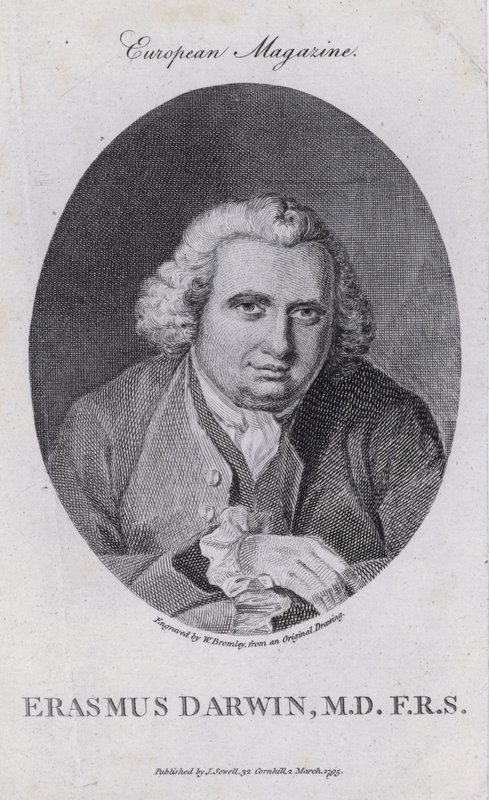 Erasmus Darwin, médecin anglais, philosophe naturel, poète et militant pour l