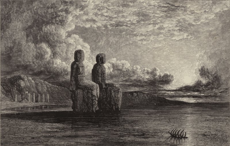 Le Memnon - William James (after) Muller