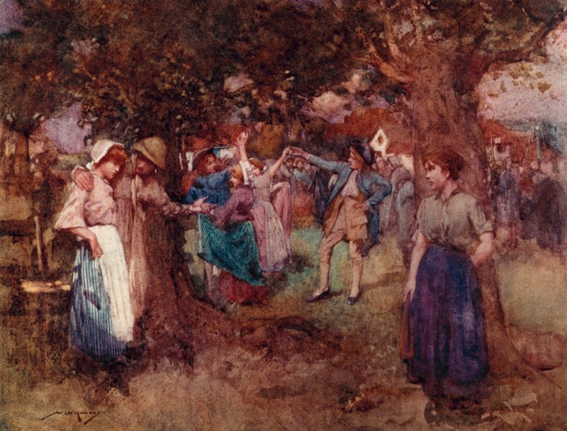 Illustration pour Le Village Abandonné par Oliver Goldsmith - William Lee Hankey