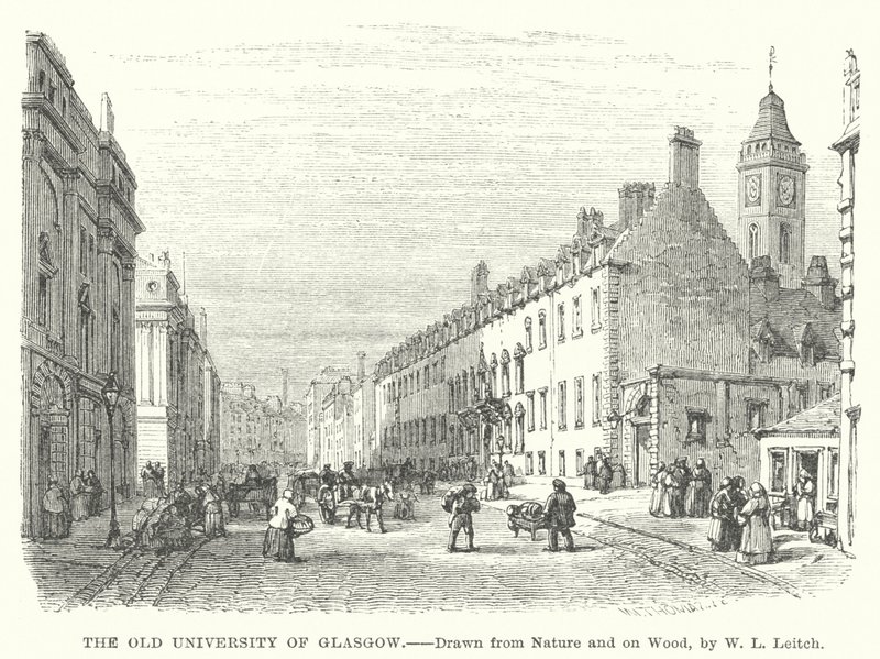 La Vieille Université de Glasgow - William Leighton (after) Leitch