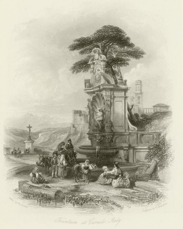 Fontaine à Carnelo - William Leighton Leitch