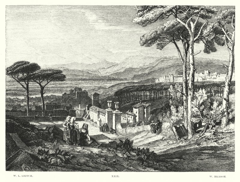 Childe Harold de Lord Byron, Chant IV, Strophe 174 (gravure) - William Leighton Leitch