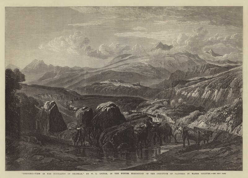 Matin, vue dans les Highlands de Braemar, dans l