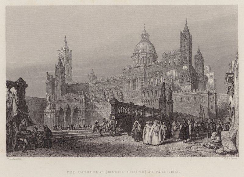 La Cathédrale (Madre Chiesa) à Palerme - William Leighton Leitch