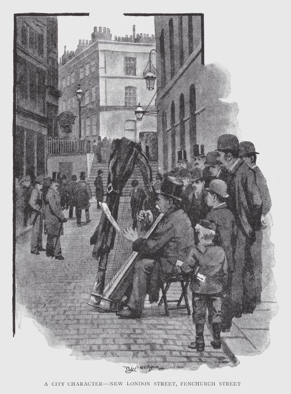 Un Personnage de la Ville, New London Street, Fenchurch Street - William Luker
