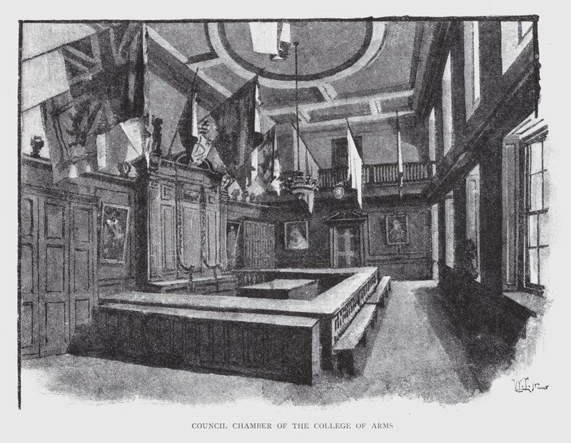 Salle du Conseil du College of Arms - William Luker