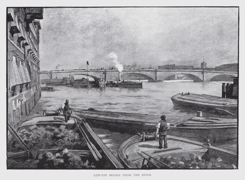 London Bridge pour la rivière - William Luker