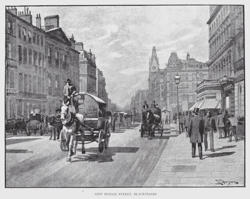 New Bridge Street, Blackfriars - William Luker
