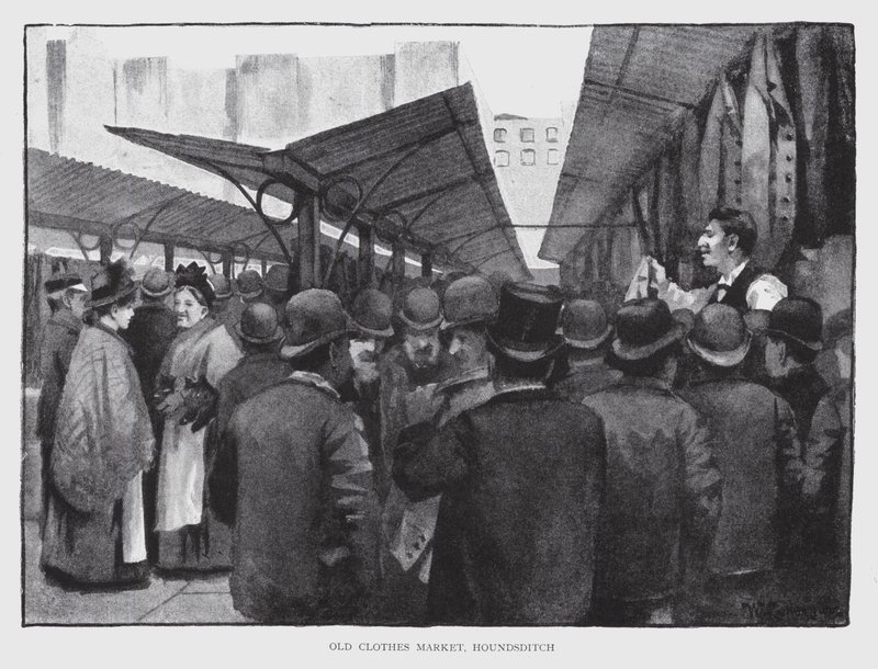 Marché aux vieux vêtements, Houndsditch - William Luker