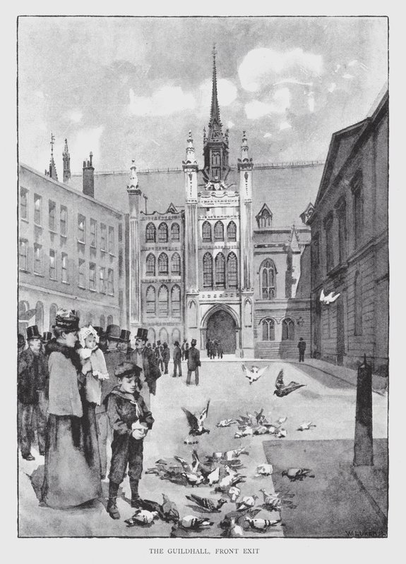 Guildhall, Sortie principale - William Luker